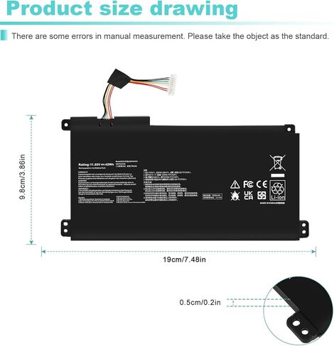 tree.nb jc04 919700-850 بطارية الكمبيوتر المحمول لـ HP Spare 919681-221 JC03 بديل HP Battery 15-BS289WM 15-BS015DX 15-BS113DX 15-BS115DX 15-BS060WM 15-BS070WM-HIGHIGE [2200MAH/14.8V] in Kuwait