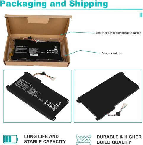 tree.nb jc04 919700-850 بطارية الكمبيوتر المحمول لـ HP Spare 919681-221 JC03 بديل HP Battery 15-BS289WM 15-BS015DX 15-BS113DX 15-BS115DX 15-BS060WM 15-BS070WM-HIGHIGE [2200MAH/14.8V] in Kuwait