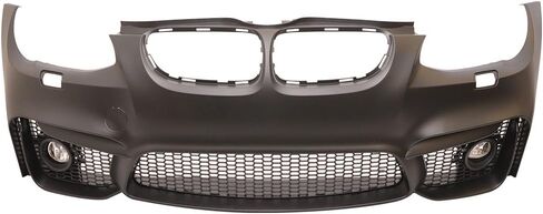Front Bumper Cover Compatible With 2011-2013 E92 E93, LCI 2Dr M4 Polypropylene PP Front Bumper Conversion Guard With Fog Light by IKON MOTORSPORTS, 2012 in Saudi Arabia