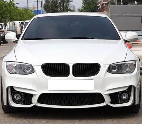 Front Bumper Cover Compatible With 2011-2013 E92 E93, LCI 2Dr M4 Polypropylene PP Front Bumper Conversion Guard With Fog Light by IKON MOTORSPORTS, 2012 in Saudi Arabia