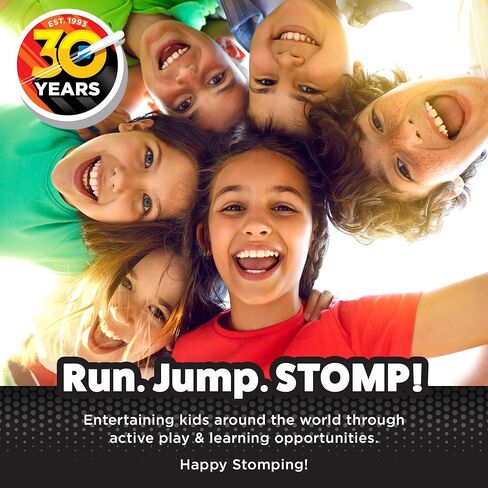 Stomp Rocket Ultra LED Rocket Launcher for Kids, 6 LED Foam Tipped Rockets - Fun Backyard & Outdoor Kids Toys Gifts for Boys & Girls - Toy Foam Blaster Set - Multi-Player Adjustable Launch Stand in Kuwait