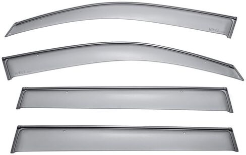 Wellvisors Windows ، انحرافات الرياح المتوافقة مع تويوتا هايلاندر 2008-2013 مع حراس المطر الأسود 3-847TY030 in Saudi Arabia