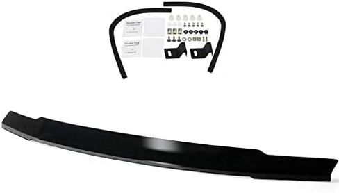 Hood Deflector Bug Shield Protector ، متوافق مع Ford F250/F350/F450/F550 Super Duty 2017 2018 2019 Silver HC3Z-16C900-A in Saudi Arabia