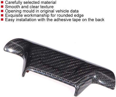 Steering Wheel Trim,Carbon Fiber Steering Wheel Cover Fit for ZL1 2017-2019 (with Hole) in Saudi Arabia