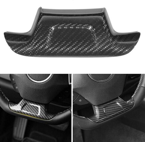 Steering Wheel Trim,Carbon Fiber Steering Wheel Cover Fit for ZL1 2017-2019 (with Hole) in Saudi Arabia