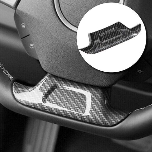 Steering Wheel Trim,Carbon Fiber Steering Wheel Cover Fit for ZL1 2017-2019 (with Hole) in Saudi Arabia