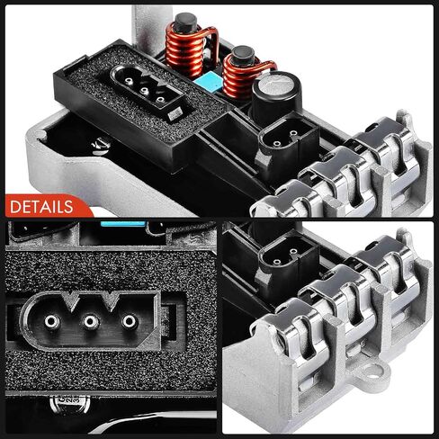 A-Premium HVAC Heater Blower Motor Resistor Compatible with BMW Vehicles - 745i, 745Li 2002-2005, 750i, 750Li 2006-2008, 760i 2004-2006, 760Li 2003-2008, Alpina B7 2007-2008, M3 1991 in Saudi Arabia