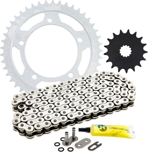 NICHE Drive Sprocket Chain Combo for Suzuki GSXR750 Front 17 Rear 45 Tooth 525VM-X X-Ring 116 Links in Saudi Arabia