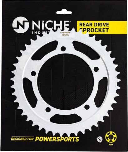 NICHE Drive Sprocket Chain Combo for Suzuki GSXR750 Front 17 Rear 45 Tooth 525VM-X X-Ring 116 Links in Saudi Arabia