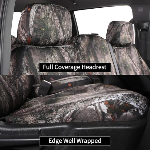 Custom Camo Car Seat Covers for Chevy Silverado 1500/HD Double/Crew Cab/Limited CrewCab Precision Fit 2019-2025 WT/LT/Custom/LTZ/RST – Off-Road Tough Waterproof(Neoprene Jungle Camouflage) in Saudi Arabia