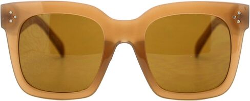 JuicyOrange Womens Oversized Fashion Sunglasses Big Flat Square Frame UV 400 in Kuwait