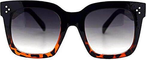 JuicyOrange Womens Oversized Fashion Sunglasses Big Flat Square Frame UV 400 in Kuwait