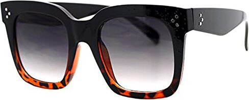 JuicyOrange Womens Oversized Fashion Sunglasses Big Flat Square Frame UV 400 in Kuwait