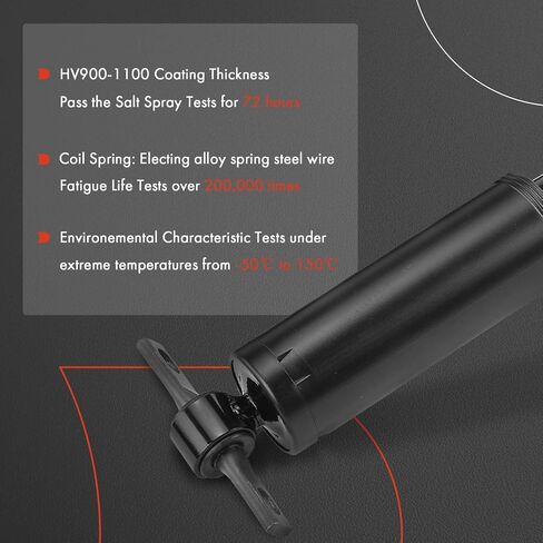 A-Premium Rear Shock Absorbers Compatible with Honda Odyssey 2018-2024, 2-PC Set in Saudi Arabia