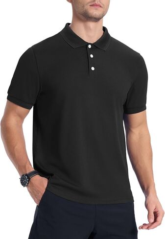 ZITY Polo Shirts for Men Short Sleeve Summer Moisture Wicking Causal Collared Golf Tennis T-Shirt in Saudi Arabia