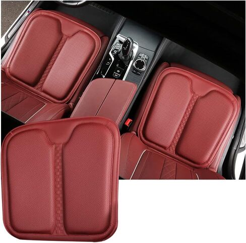 ontto Car Seat Cushion Fit for Porsche Accessories Comfort Seat Pad Cover for Car Driver Seat Office Chair Lower Back Pain Relief Bordeaux Red(1PC) in Kuwait