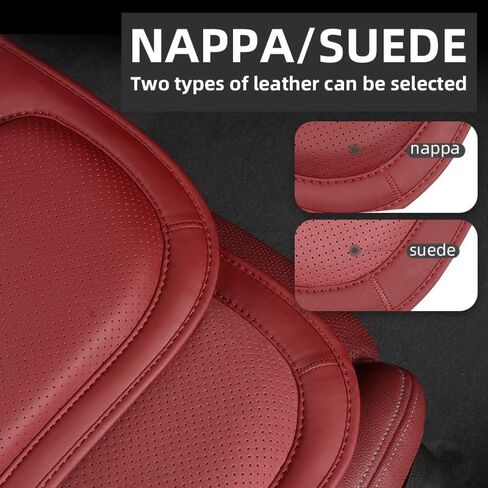 ontto Car Seat Cushion Fit for Porsche Accessories Comfort Seat Pad Cover for Car Driver Seat Office Chair Lower Back Pain Relief Bordeaux Red(1PC) in Kuwait