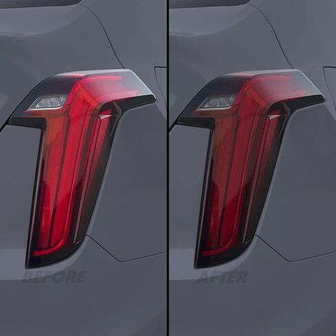 SlickMod PreCut Vinyl Smoke Tint for 2020-2023 Cadillac CT4 Reflector (35% Light Smoke, 4. Reflector) in Saudi Arabia