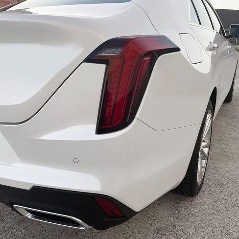 SlickMod PreCut Vinyl Smoke Tint for 2020-2023 Cadillac CT4 Reflector (35% Light Smoke, 4. Reflector) in Saudi Arabia