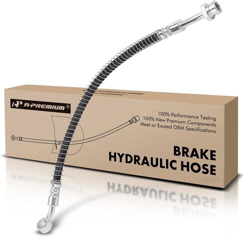 A-Premium Front Driver Brake Hydraulic Hose Compatible with Hyundai Models - Santa Fe 2007 2008 2009 - Replace# 587310W000 in Saudi Arabia