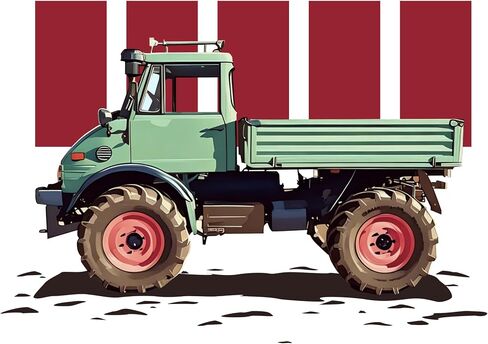 CO2 Tees Unimog 406 Die-Hard U900 Truck T-Shirt in Saudi Arabia