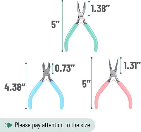 Mr. Pen- Pliers for Jewelry Making, 3 Pack, Chain Nose in Kuwait