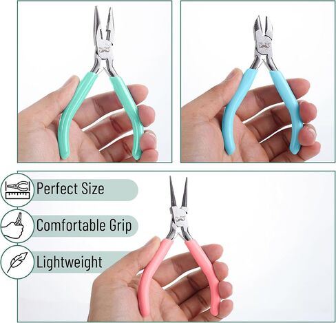 Mr. Pen- Pliers for Jewelry Making, 3 Pack, Chain Nose in Kuwait