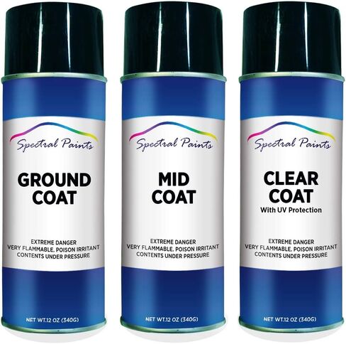 الدهانات الطيفية متوافقة/استبدال لـ Hyundai SWP Snow White Pearl - Aerosol Ground & Mid Pray Paint in Saudi Arabia
