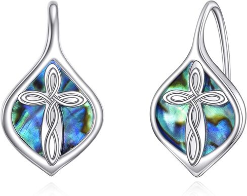 أقراط URERE CROSS 925 Sterling Silver Cross Accoun in Saudi Arabia