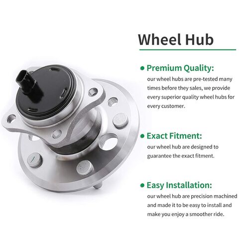 HICKS 512206 Rear Left Wheel Hub Bearing Assembly fit for 2002-2011 Toyota Camry (ABS Models), 2005-2012 Toyota Avalon (ABS Models) in Saudi Arabia
