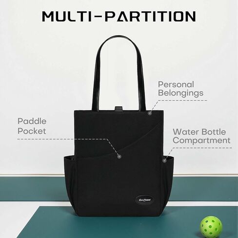 Luzz Pickle Pickleball Tote Bag Sport Duffle Bag Bag Bagball Bag Bag Bag Bag Bag Bage مع Paddle Pocket in Kuwait