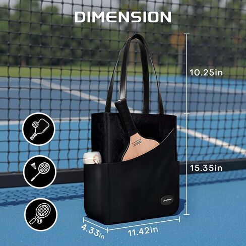 Luzz Pickle Pickleball Tote Bag Sport Duffle Bag Bag Bagball Bag Bag Bag Bag Bag Bage مع Paddle Pocket in Kuwait