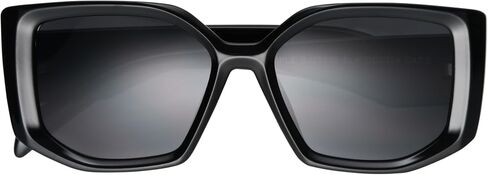 Betsey Johnson Women's Fashion Forward Square Sunglasses, Black, 55 mm in Saudi Arabia