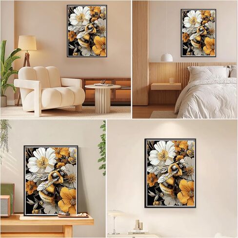 EOBROMD Paint by Numbers for Adults, DIY Sunflower Cat Paint by Number Kits for Beginner on Canvas, Paint by Numbers Adult Kit Drawing Arts and Crafts for Gift Home Wall Decor 12x16inch in Kuwait