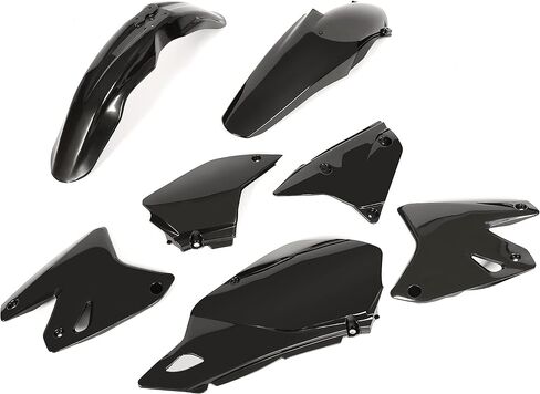Kojem Plastic Kit Compatible with Suzuki DRZ400 DRZ400E DRZ400ES All Years Graphics Kit Fender Mudguard Side Panel Radiator Shrouds Whole Bodywork Fairing Set (Total 7 Pcs) in Saudi Arabia