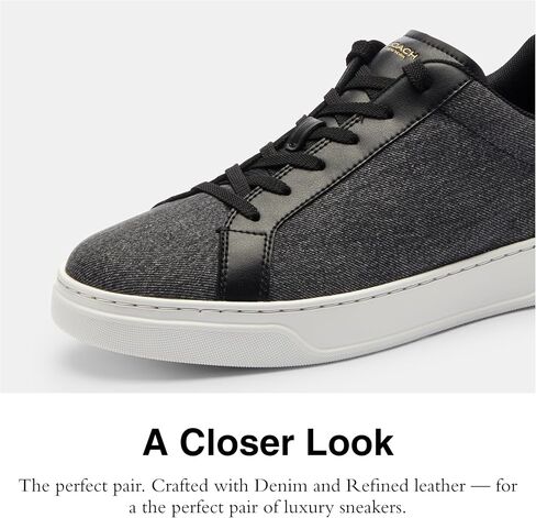 Coach Men's Denim High Line Sneaker in Saudi Arabia