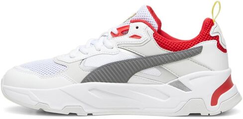 PUMA Mens Scuderia Ferrari Trinity Lace Up Sneakers Shoes Casual - White - Size 8.5 M in Saudi Arabia