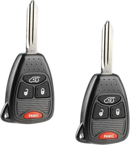 usaremote Key FOB Remote Repless لعام 2004 2005 2006 2007 2008 2008 2010 2012 2013 2014 2015 2016 Chrysler Dodge Jeep 4 -Button head key OHT692427AA - دليل البرمجة in Saudi Arabia