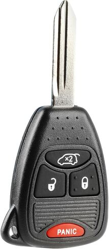 usaremote Key FOB Remote Repless لعام 2004 2005 2006 2007 2008 2008 2010 2012 2013 2014 2015 2016 Chrysler Dodge Jeep 4 -Button head key OHT692427AA - دليل البرمجة in Kuwait