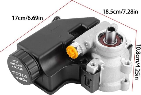 مضخة توجيه الطاقة Ikasus مع الخزان متوافق مع GM Type II TC Series Power Power Pump Power Pump Public Backed 902102-R 902102R Power Assit Pump in Saudi Arabia