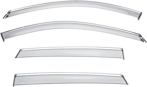 WellVisors Window Visors Wind Deflectors Compatible with Mazda 2017-2024 CX-5 CX5 with Chrome Trim Rain Guards 3-847MZ017 in Saudi Arabia