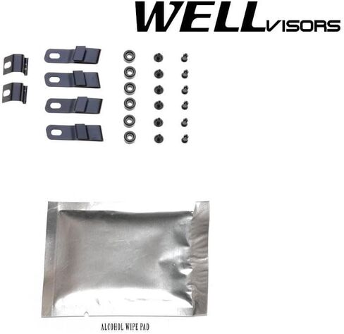 WellVisors Window Visors Wind Deflectors Compatible with Mazda 2017-2024 CX-5 CX5 with Chrome Trim Rain Guards 3-847MZ017 in Saudi Arabia