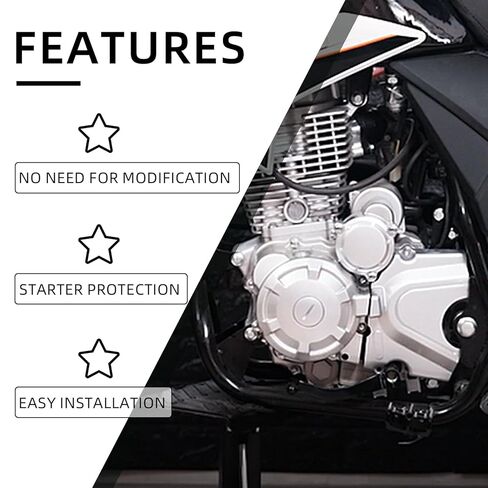 Motorcycle Starter Protector Guard for Hawk 250,Dirt Bike Starter Outer Cover for Hawk 250cc in Saudi Arabia