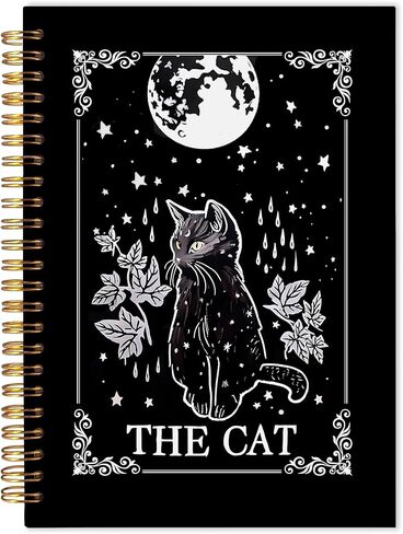 Funny Skeleton Prayer Gothic Notebook Journal, Halloween Notebook, Witchy Journal, Goth Office Supplies, I Promise I'll Try To Like People Someday Spiral Notebook 5.5x8.3 with 164 Pages in Saudi Arabia