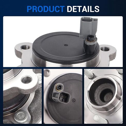 Autoround 512496 محمل العجلات الخلفية وتجميع المحور متوافق مع Ford Escape 2013-2019 ، C-Max 2013-2018 & Lincoln MKC 2015-2019 ، 5-Lugs w/ABS in Saudi Arabia