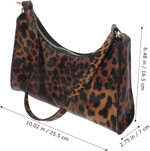 Valiclud 1pc Leopard Brint Counter Bag حقيبة يد أنيقة للاستخدام اليومي للتسوق السفر عبر تعدد الاستخدامات لأعياد الميلاد والأعياد in Kuwait