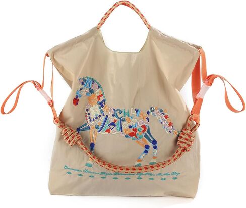 الكرة والسلسلة نساء حقيبة حمل كبيرة من النايلون حقيبة تجميلية للنساء أكياس التسوق الأكياس الشاطئية in Kuwait