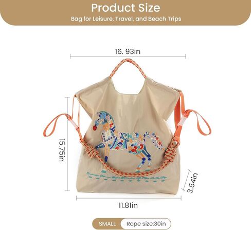 الكرة والسلسلة نساء حقيبة حمل كبيرة من النايلون حقيبة تجميلية للنساء أكياس التسوق الأكياس الشاطئية in Kuwait