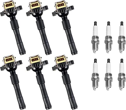 ENA 6 IGNITION COOL Pack Platinum Park Pluge متوافق مع BMW 320i 323CI 323I 325CI 325I 325XI 328CI 330I 525I 528I 530i M3 X5 Z3 750IL 850CI 2.5L 2.8L 3.0L 3.0L in Saudi Arabia
