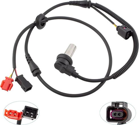 4B0927803C Car Auto ABS Wheel Speed Sensor Front Left or Right for Volkswagen Passat 2000-2005,for Audi A4 Quattro 1997-2001 A4 1996-2001 S4 2000-2001,for Audi A6 4B C5 1.9 TDI 2001-2008 in Saudi Arabia